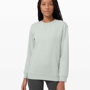 Lululemon All Yours Crew Terry Heather Island Mist